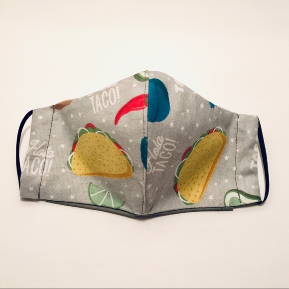 🌮Taco Face Mask w/ Filter and Removable Nose Bend - Picture 6 of 13